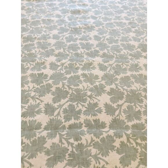 Raoul 100% Linen hand printed Floral Fabric 2.8 yards CLIVE - Picture 3 of 3